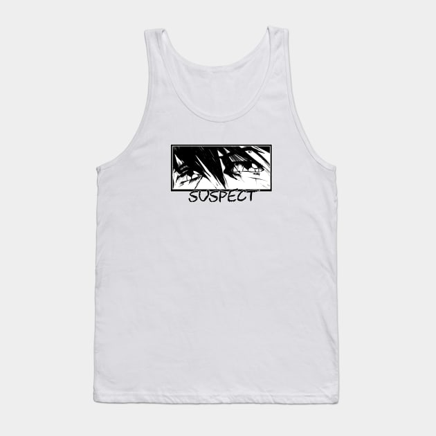 Suspect Eyes Grunge Aesthetic Tank Top by DaphInteresting